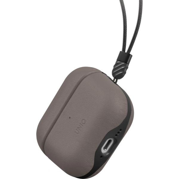 Чехол UNIQ Lyden для Airpods 4 бежевый кожа 2